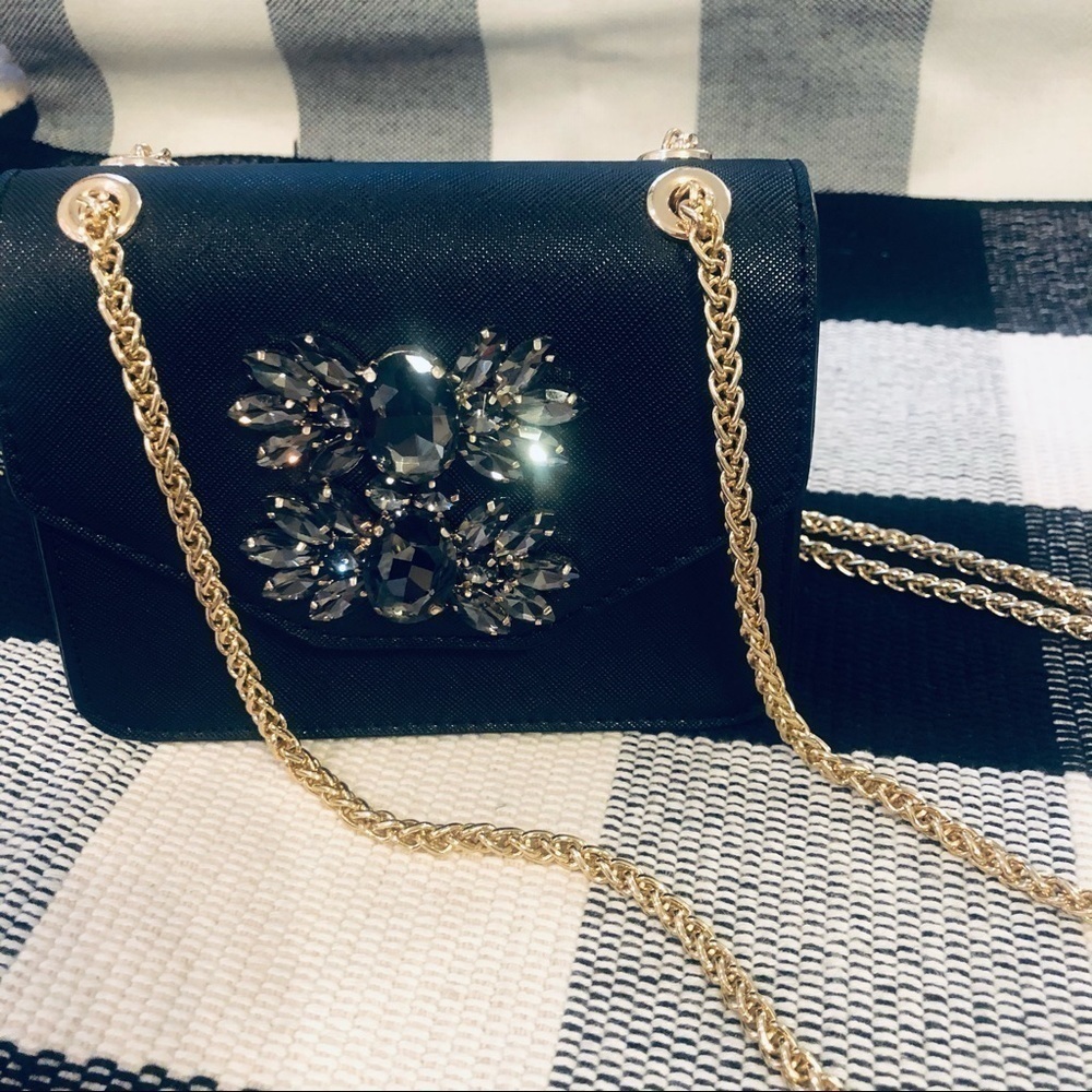 BLACK & Gold Mini Bag